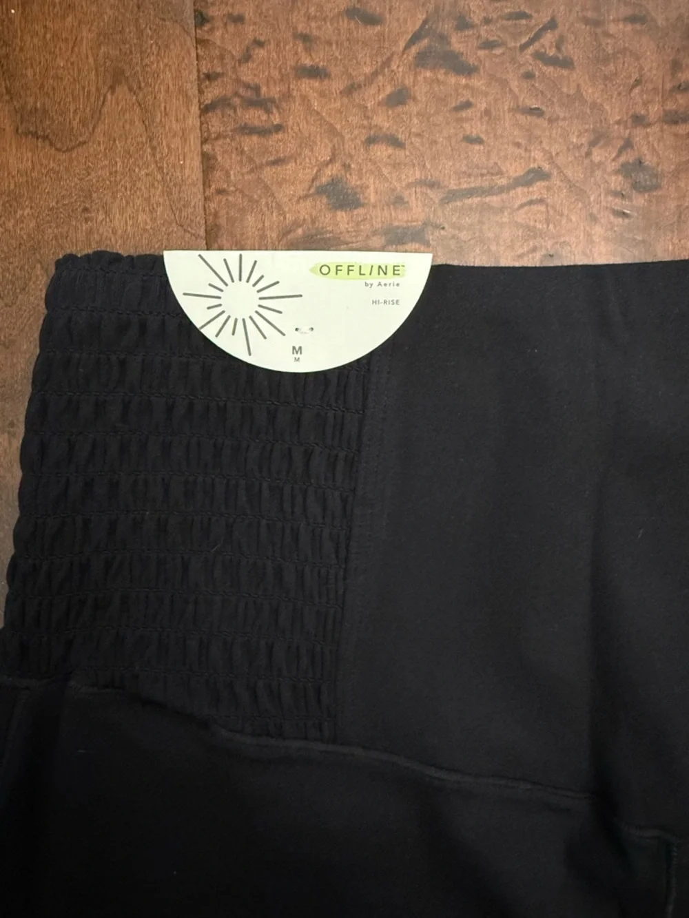 Aerie Offline Real Me High-Waist Black Women’s Athletic Shorts - Picture 3 of 6